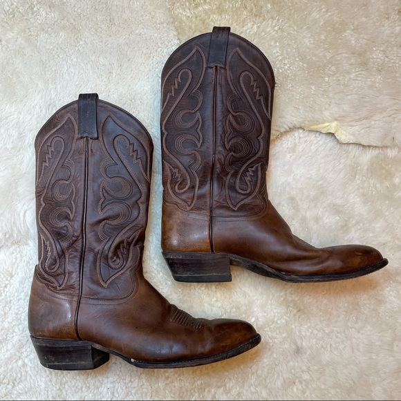 Tony Lama Vintage Western Boots sz 10D - Picture 2 of 16